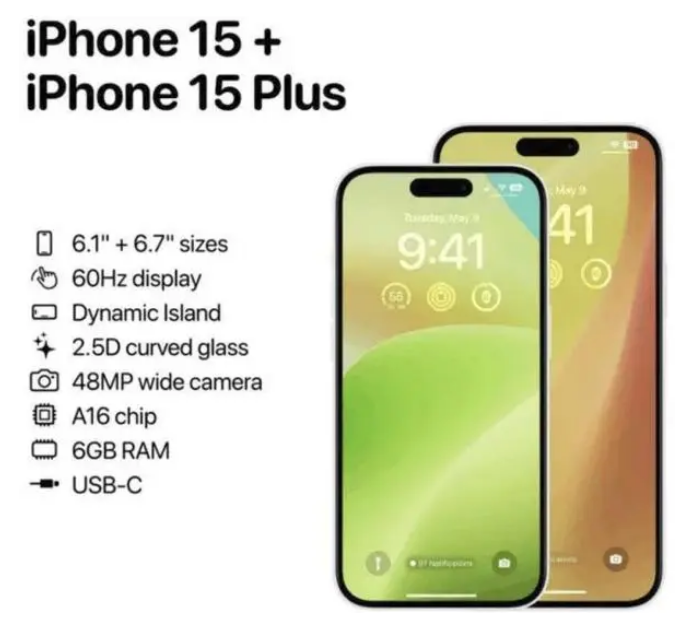 鄞州苹果15维修服务分享iPhone15有哪些机型 